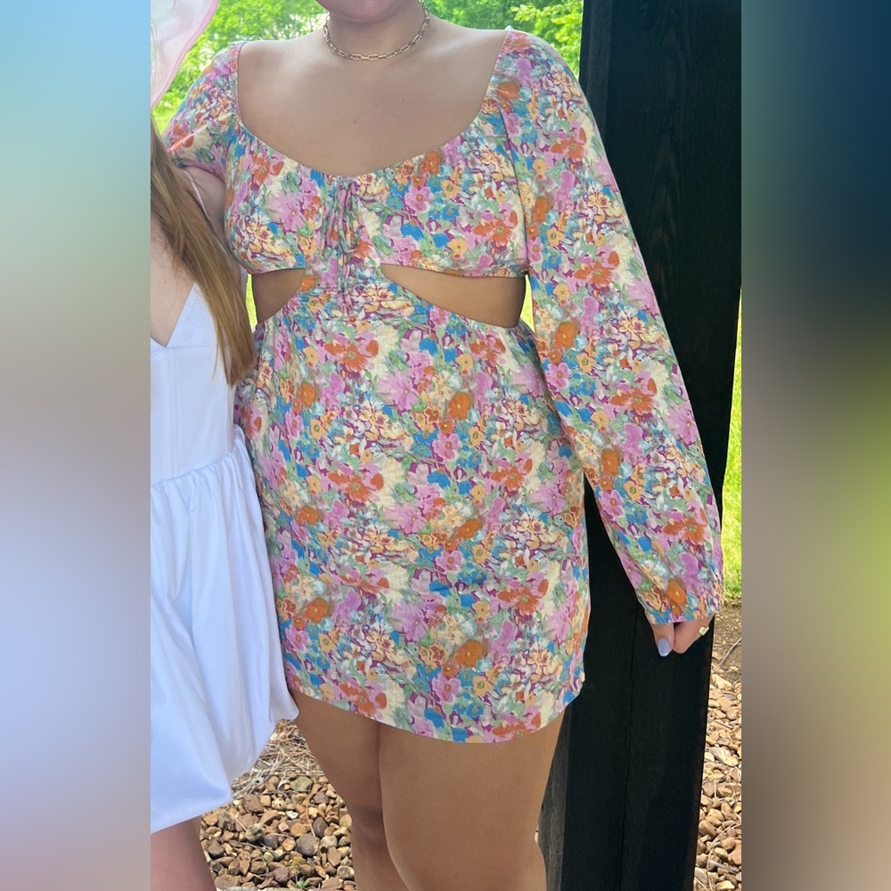 Wild Fable Floral CutOut Dress